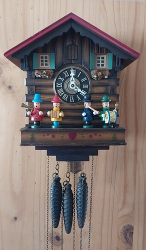 Orologio cucù con musicanti - orologio,