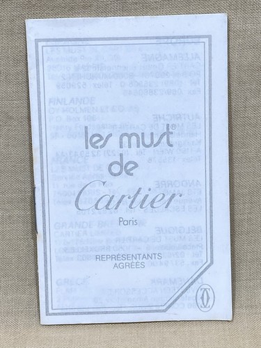 Cartier les must - must, vintage