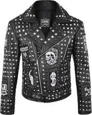 Giacca pelle nera - pelle,
