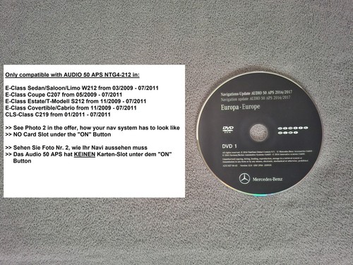Dvd navigazione mercedes audio - navigazione,