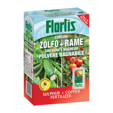 Concime Zolfo e Rame Polvere Bagnabile Flortis 250 gr