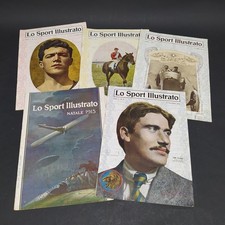 Lotto di 5 riviste Lo sport illustrato anno 1913 buona conservazione