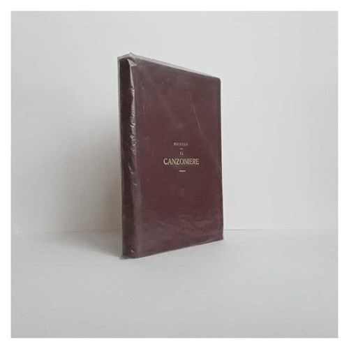 Canzoniere boiardo - canzoniere, di