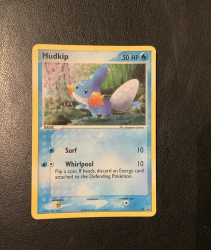 Mudkip holo card pokemon - holo-,