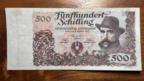 Austria 500 scellini 1953