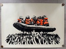 Barca gonfiabile per migranti