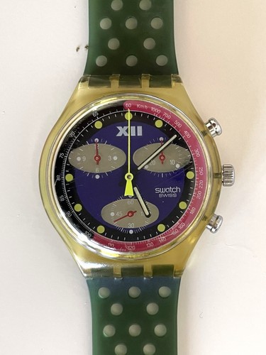 Swatch chrono blue chip sck - blue,