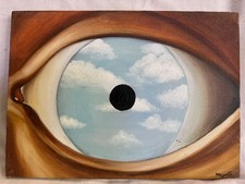 René magritte quadro olio - quadro, su