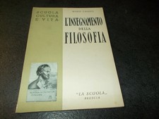 L'insegnamento della filosofia