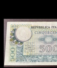 Banconota 500 lire aretusa - banconota,