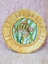 Piatto ceramica decoro a mano