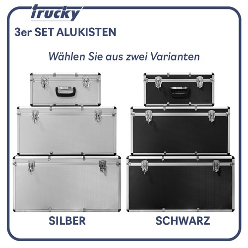 Set scatole alluminio alubox - alluminio,