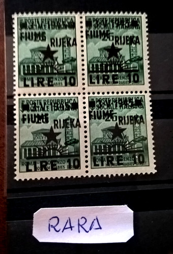 1945 fiume quartina - fiume,