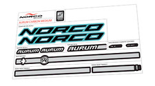 Kit Adesivi Decalcomania Telaio MTB Norco Carbon Aurum Grafica Vinile Enduro Bici Ciclo