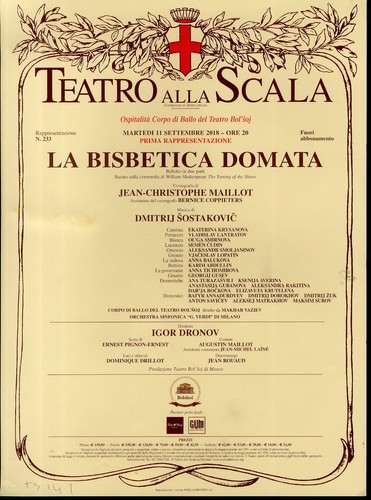 Teatro alla scala locandina - teatro,
