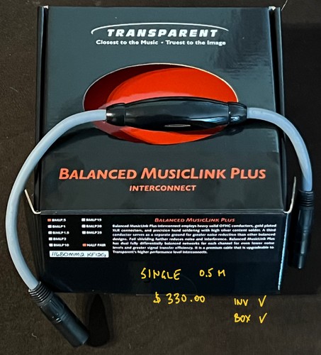 Transparent audio balanced - transparent,