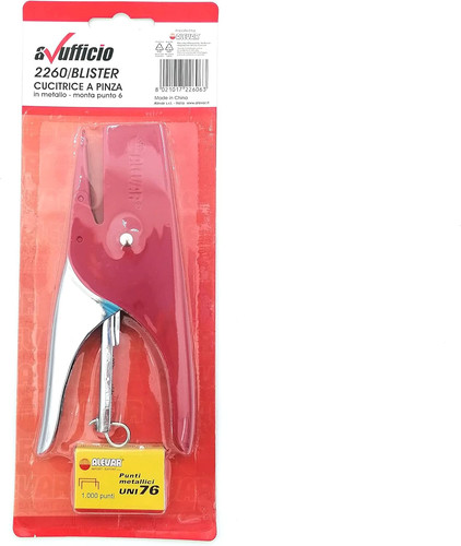 Blister cucitrice pinza - cucitrice, in