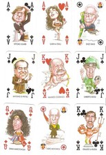 RARO MAZZO CARTE POKER MODIANO - GIORNALE IL BORGHESE