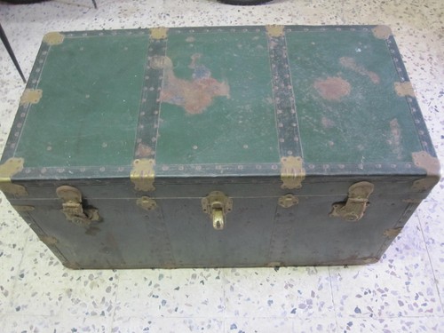 Baule antico viaggio in - antico,