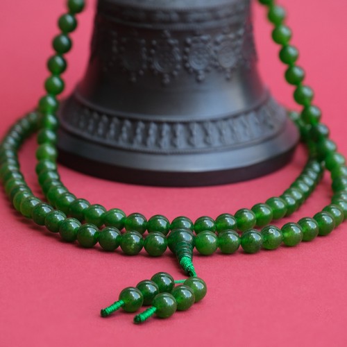 Collana donna giada verde - collana,