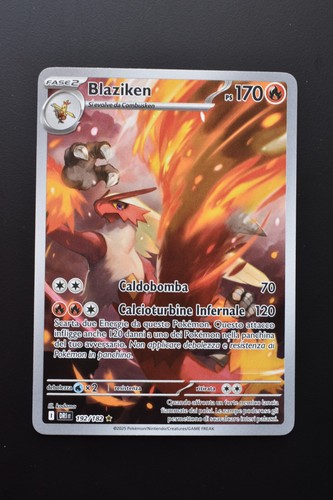 Carta pokemon blaziken - carta,