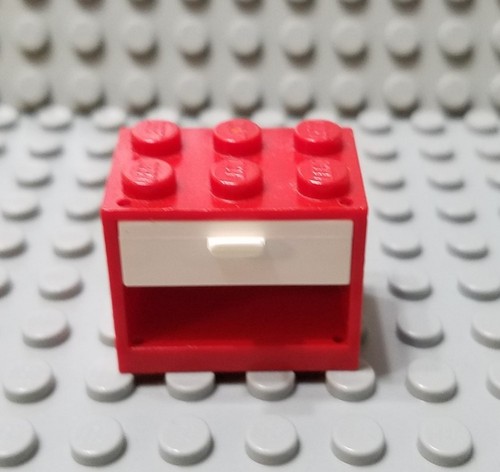 Lego contenitore rosso - lego, 2x3x2