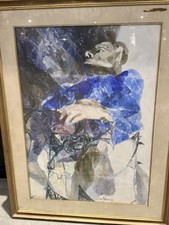 Ennio Calabria  olio Su Tela