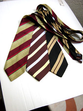 3 X CRAVATTE TIES SETA