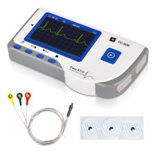 Lepu Medical Dispositivo ECG Portatile Cardiomonizzatore con App Bluetooth + Analisi AI, Nuovo