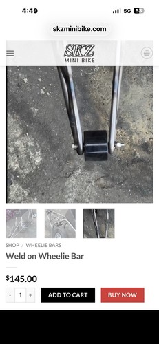 Skz mini barra impennata bici