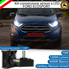 KIT LED D5S CONVERSIONE BI XENON BIXENO XENO LED FORD ECOSPORT 12000 LUMEN 6000K