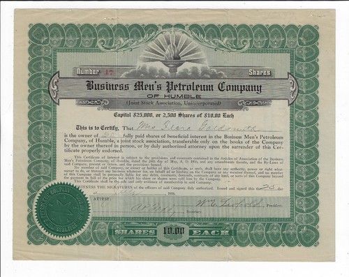 Texas 1916 business men - 1916, men's
