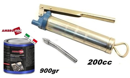 Ingrassatore manuale 200cc con - ingrassatore,