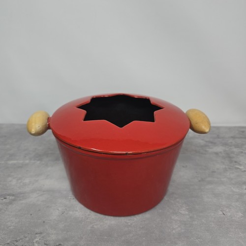 Pentola per fonduta - , smaltata