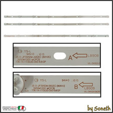 KIT 3 BARRE LED PER NORDMENDE ND40N2100 ND40S3100J