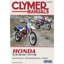 Honda XL XR 500 600 (1979-1990) Manuale Officina Clymer