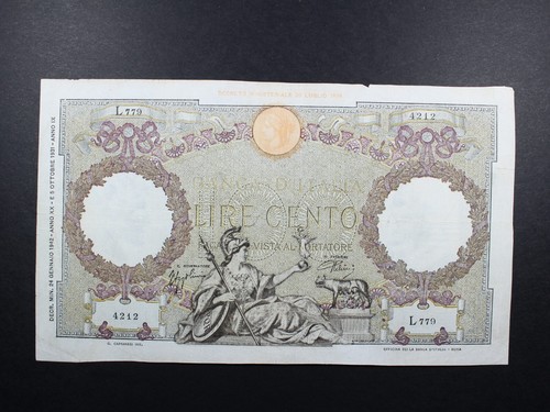 Regno italia 100 lire - dn-regno,