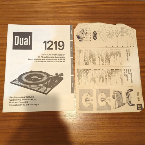 Giradischi dual 1219 vintage - giradischi,