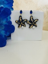 Orecchini  Stelle Marine   in ceramica di Caltagirone  Artigianale