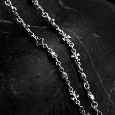 Collana gotica argento