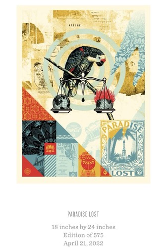 Stampa perduta obey giant - stampa,