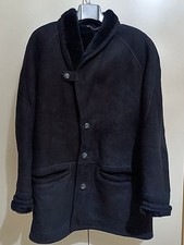Montone uomo shearling nero