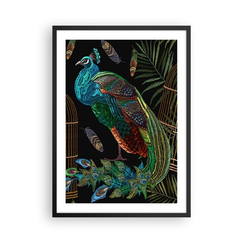Poster 50x70cm pavoni oro - poster,