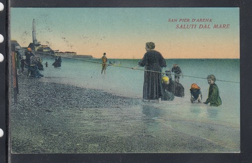 Cartolina sampierdarena saluti - cartolina,