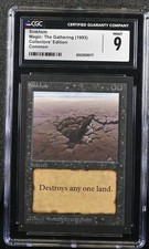 1993 Magic The Gathering Collector's Edition Sinkhole CGC 9