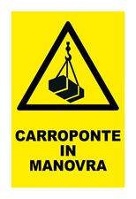 CARTELLO SEGNALETICO -