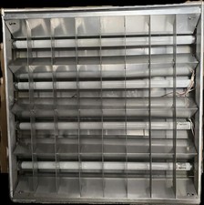 N 20 PLAFONIERA PER CONTRASOFFITTO USATO 60X60cm COMPLETA DI NEON 