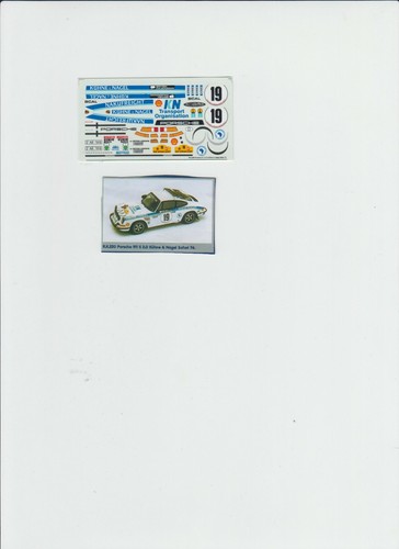Decal racing43 porsche - decal, racing43:porsche