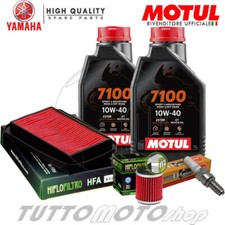 TAGLIANDO YAMAHA YZF-R 125 2011 OLIO MOTUL 7100 FILTRI CANDELA R125