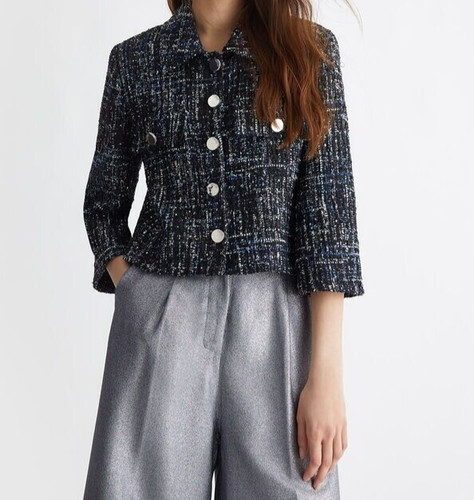 Giacca bouclé blu - , jo